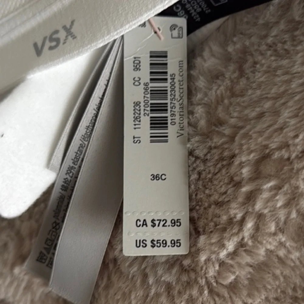 VSX White Sports Bra Seamless Comfort - Picture 3 of 3